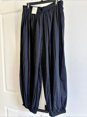 ON·34TH Pull-On High Rise Balloon Leg Black Medium